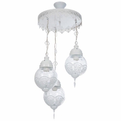 Safir Light Osmanli 3 Lu Sarkit Beyaz Evidea