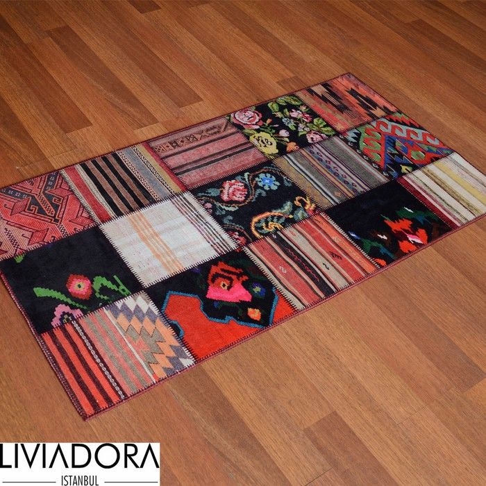 Liviadora SUR401 Surre Kilim Desenli Halı 80x300 cm Evidea