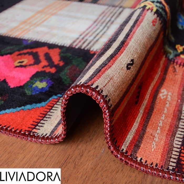 Liviadora SUR401 Surre Kilim Desenli Halı 80x300 cm Evidea