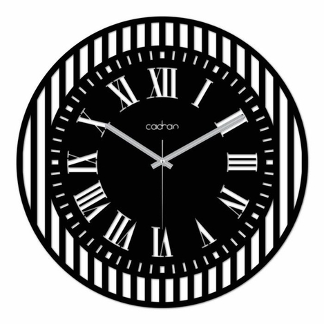 Cadran Msc095 Metal Ferforje Duvar Saati 50x50 Cm Evidea