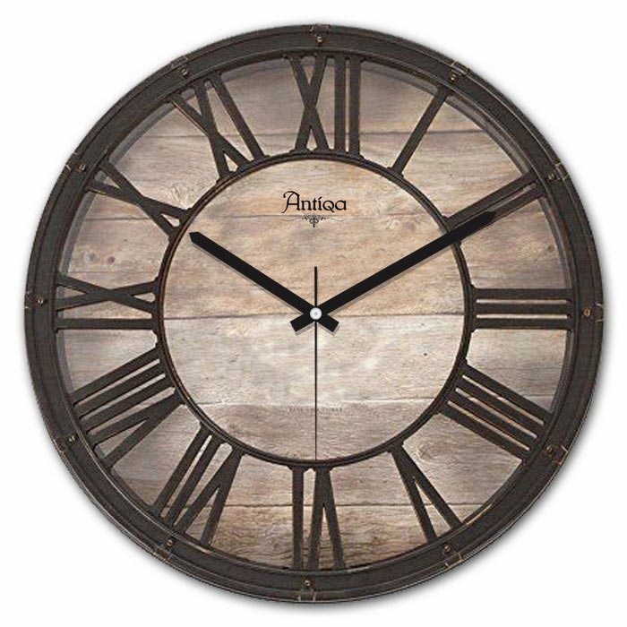 AntiQa De Paris ANS193 Mdf Duvar saati 30x30 cm Evidea