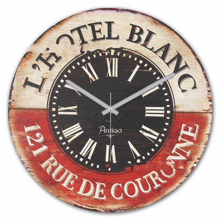AntiQa De Paris ANS276 Mdf Duvar saati 30x30 cm Evidea