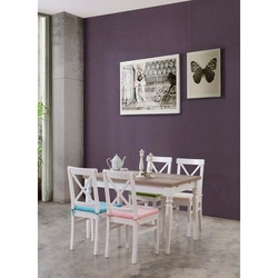 A2 Decor Zeyn Cizilmez Masa Takimi Beyaz Evidea