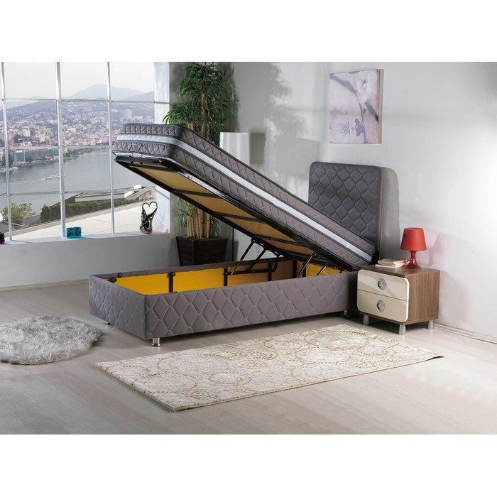 Nav Decoration Silva Tek Kişilik Baza + Yatak Başlığı Nav Decoration Silva Tek Kişilik Baza + Yatak Başlığı