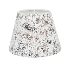 Modelight 25 lik Abajur Şapkası - Varak Desenli