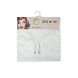 Giz Home Runner Beyaz Simli 33x183 Cm Evidea