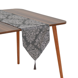 Giz Home Runner (Gri Desenli) - 33x183 cm