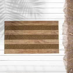 Giz Home Woody Kapi Paspasi Acik Kahve 45x75 Cm Evidea