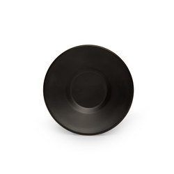 Evstyle Büyük Boy Çay Tabağı - Siyah / 30 cm