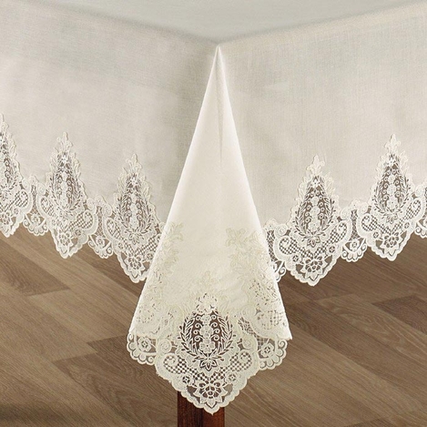 Royal Nazik Marry Masa Ortusu Krem 160x260 Cm Evidea