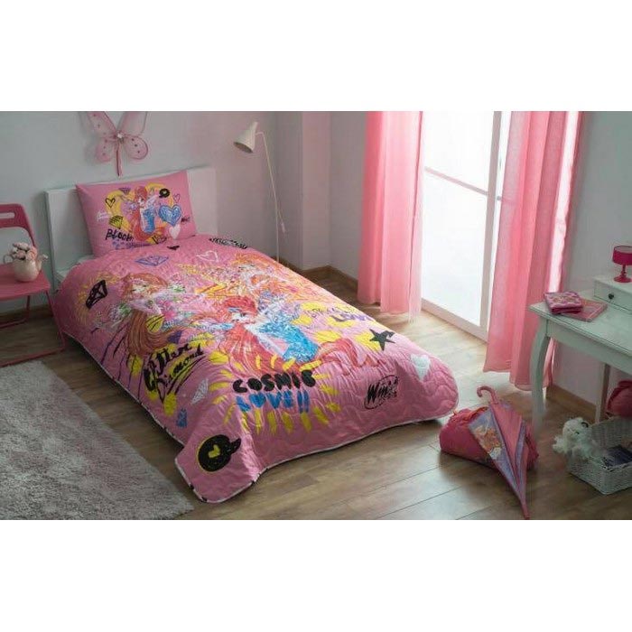 Taç Lisanslı Winx Flower Yatak Örtüsü Seti Evidea Taç Lisanslı Winx Flower Yatak Örtüsü Seti Evidea
