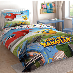 Taç Harika Kanatlar Tek Kişilik Nevresim Takımı