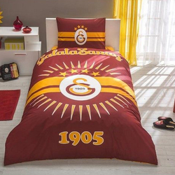 Tac Lisansli Galatasaray Parlayan Gunes Tek Kisilik Nevresim Takimi Evidea