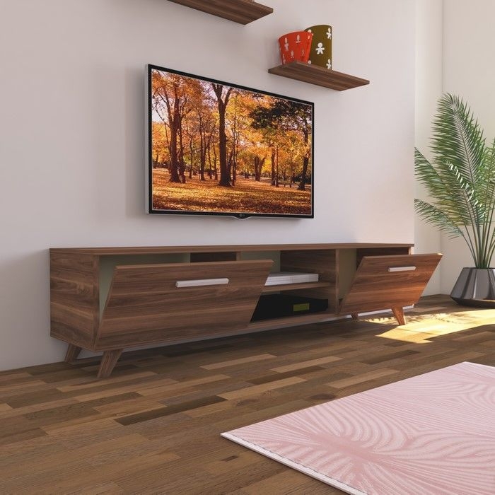 Nur Mobilya Tv Sehpalı 180 cm 2�li Salon Takımı Ceviz Nur Mobilya Tv Sehpalı 180 cm 2�li Salon Takımı Ceviz
