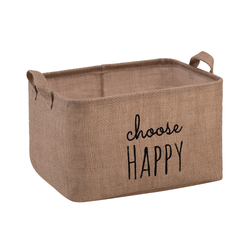 Ocean Home Çok Amaçlı Dikdörtgen Jüt Sepet