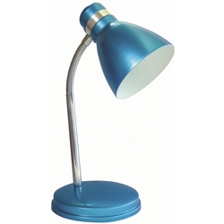 Nisa Luce Modern Krom Spiralli Masa Lambasi Mavi Evidea