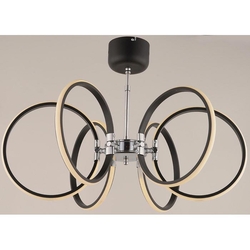 Nisa Luce Ciena 6 Li Ledli Avize Siyah Evidea