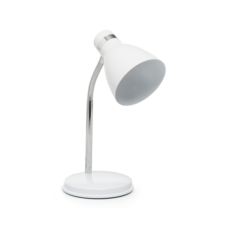 Nisa Luce Modern Krom Spiralli Masa Lambasi Beyaz Evidea