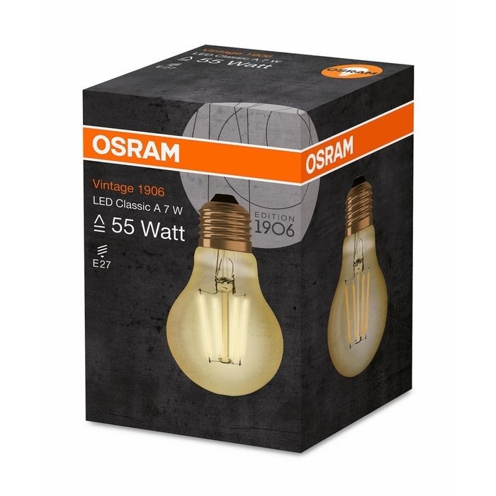 Osram Vintage 1906 Led Cl A Fıl Gold 55 NonDim 7W E27