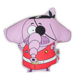 Hobby Kral Şakir Fil Necati Figürlü Kırlent - Lila