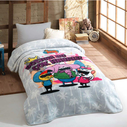 Hobby Kral Şakir Lisanslı Çocuk Battaniyesi (Gri) - 155x220 cm