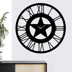 Özgül DEVSS-02 Dev Sticker Saat - 43x43 cm