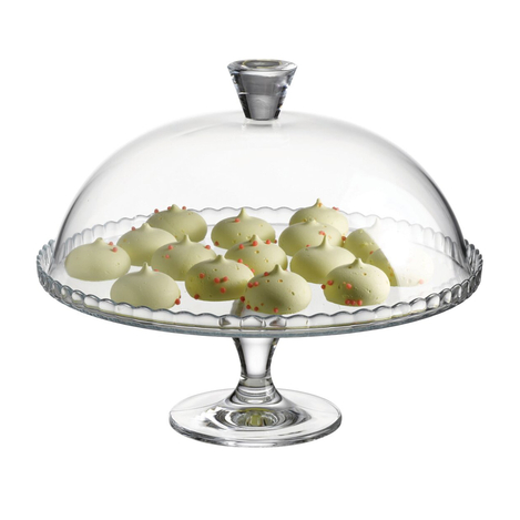 pasabahce 95200 patisserie ayakli kapakli fanus 26 cm