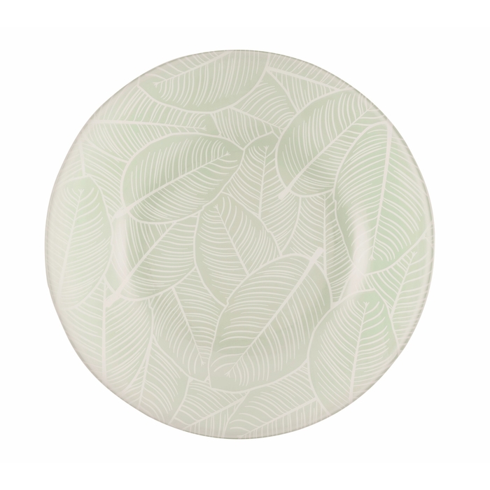 Paşabahçe 1112393 Pasta Tatlı Tabağı Yeşil / 19 cm Evidea