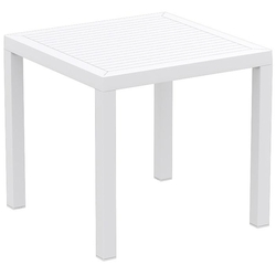 Siesta Ares 80 Kare Masa Beyaz 80x80 Cm Evidea