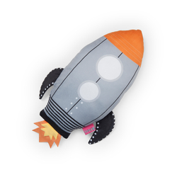 Selay Roket Figürlü Yastık - 35 cm