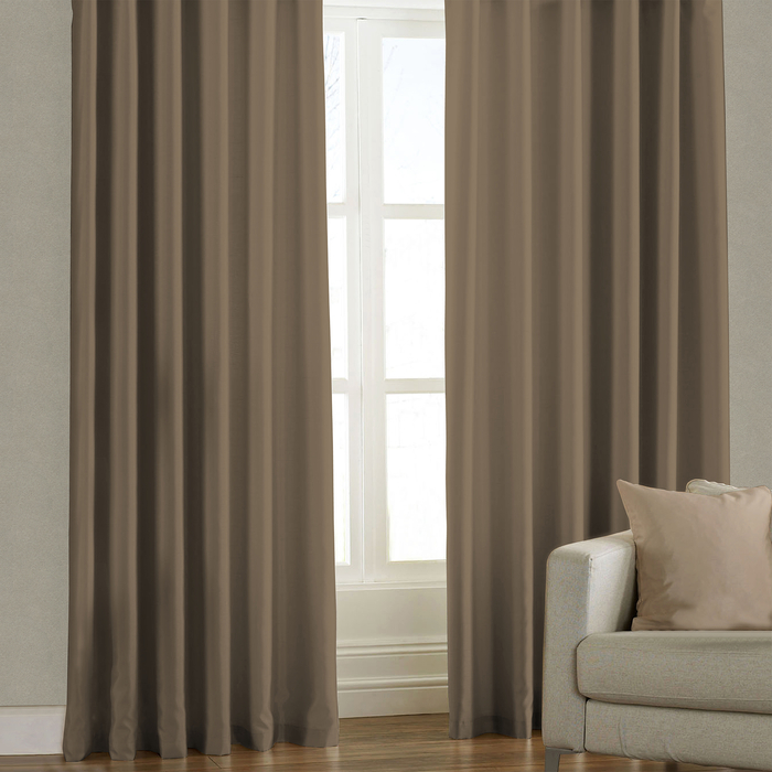 Garden Kadife Fon Perde 140x270 cm Vizon Evidea