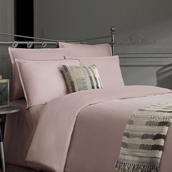 Sarev Lexi V2 Saten Çift Kişilik NevresimTakımı - Pudra