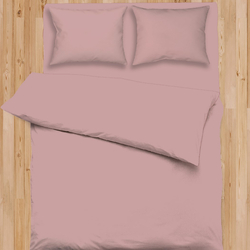 Sarev Solid V13 Saten Çift Kişilik NevresimTakımı - Pudra