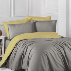Simple Life Cift Kisilik Cift Tarafli Duz Ranforce Nevresim Takimi 200x220 2x 50x70 Cm 240x260 Cm Evidea