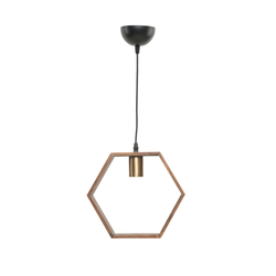 Lucea Lugo Tekli Eskitme Siyah Boyalı Sarkıt 1Xe27