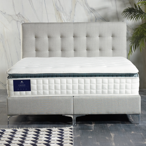 Housella Crown Tek Kisilik Pedli Paket Yayli Yatak 120x200 Evidea