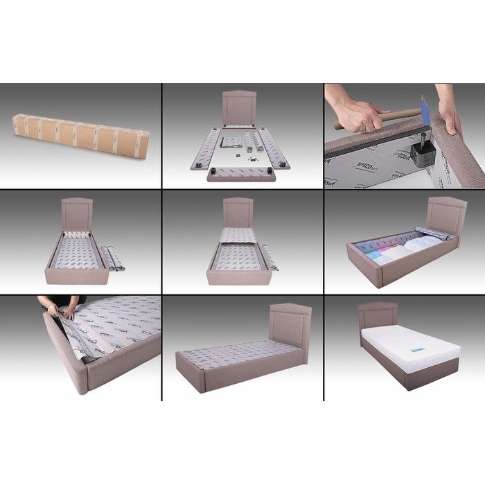 Viscotech Alaska Easybox Demonte Sandıklı Yatak + Baza