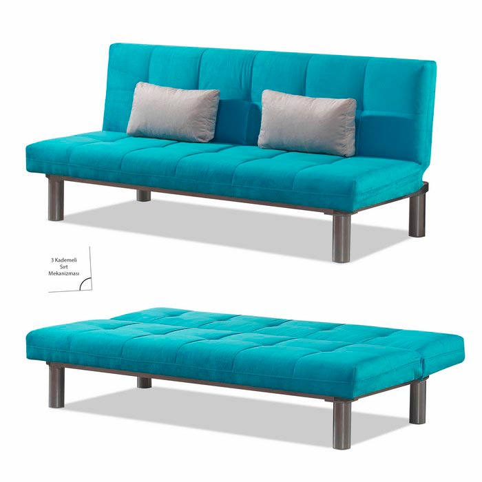 Serhat Mobilya Relax Fonksiyonel Kanepe Turkuaz Evidea