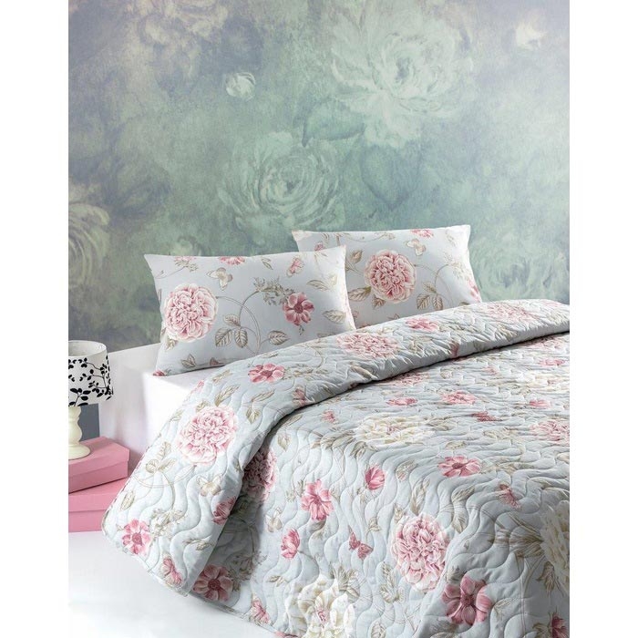 Eponj Home Sandiego Tek Kişilik Yatak Örtüsü Takımı Mint Evidea