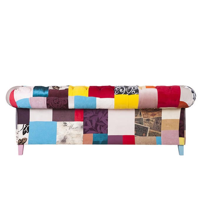 3A Mobilya Gökkuşağı Patchwork Chester Kanepe Evidea