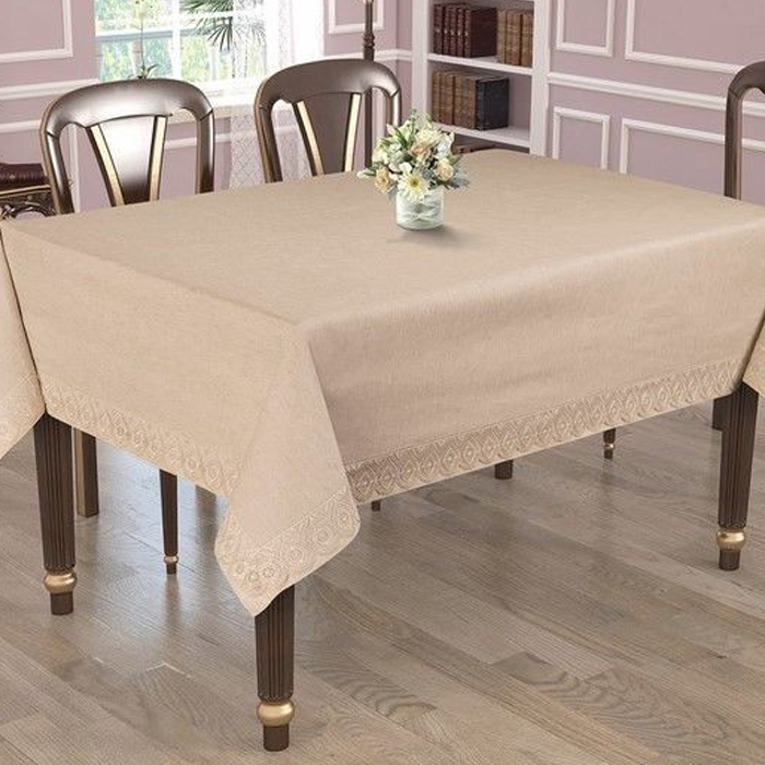 Masa Ortusu Linen Lale