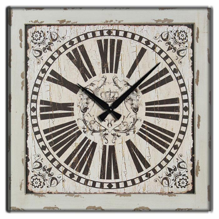 Frank Ray CZG1S122A Duvar Saati 50x50x5 cm Evidea