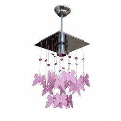 Safir Light Kelebek Pembe Avize