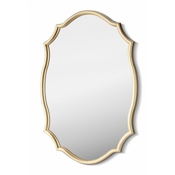 The Mia Dalga Kenarlı Ayna 63 x 42 cm - Altın