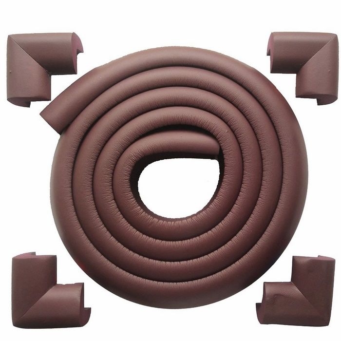 Agubugu Baby Kauçuk Kenar Köşe Koruyucu Set Kahverengi Agubugu Baby Kauçuk Kenar Köşe Koruyucu Set Kahverengi