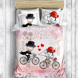 Eponj Home 3d Humy Pamuk Cift Kisilik Nevresim Takimi Pembe Evidea