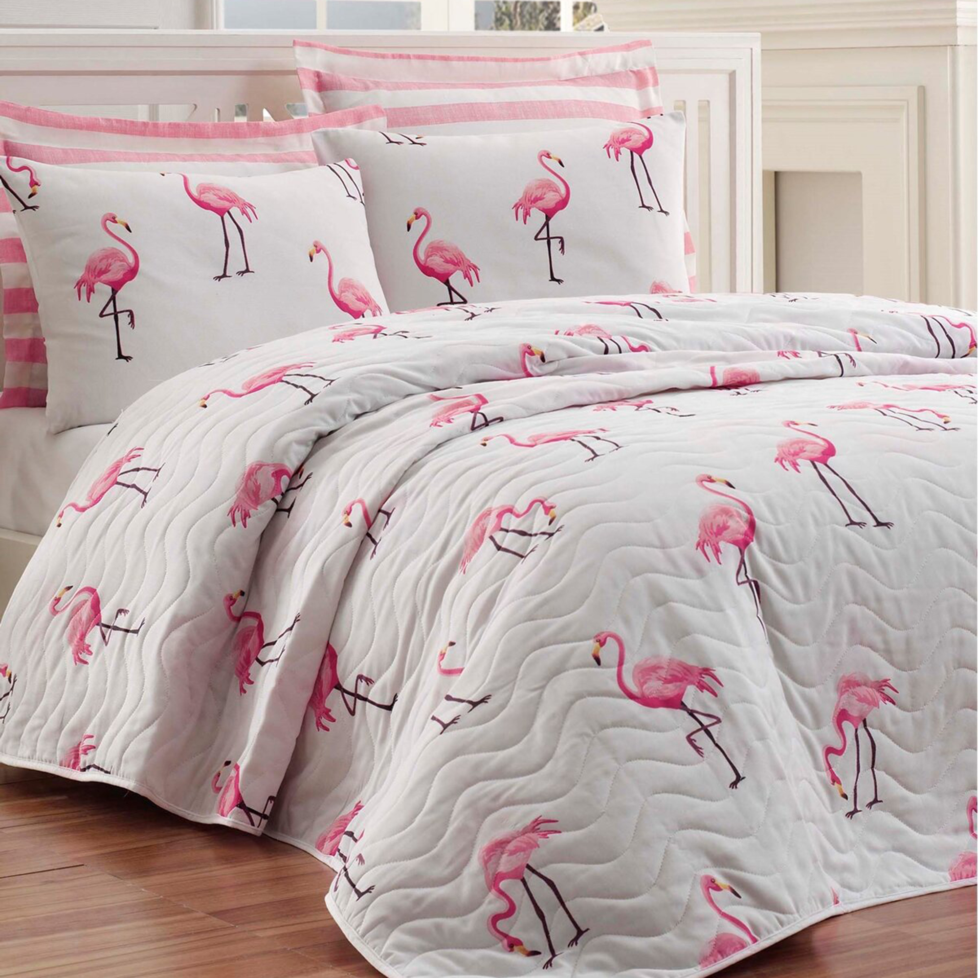 Kapitone Yatak Örtüsü Seti Tek Kişilik Maylin pudra Evidea