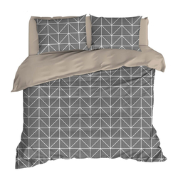 Enlora Home Gina Çift Kişilik Nevresim Takımı - Antrasit