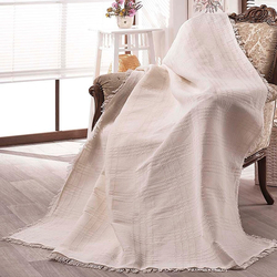 Eponj Home Naturel Dokuma Koltuk Ortusu Krem 180x230 Cm Evidea