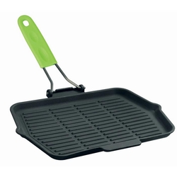 Lava Silikon Sapli Dokum Demir Izgara Tava 21x30 Cm Evidea